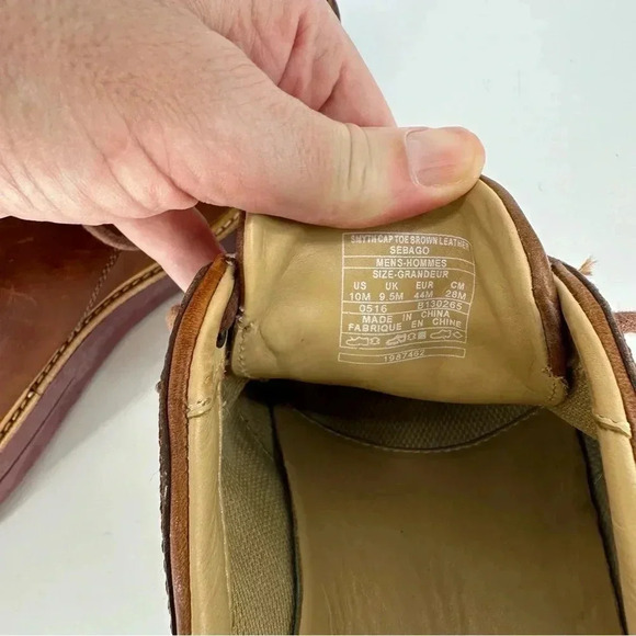 Sebago Smyth Cap Toe Full Grain Leather Oxfords - Picture 2 of 8